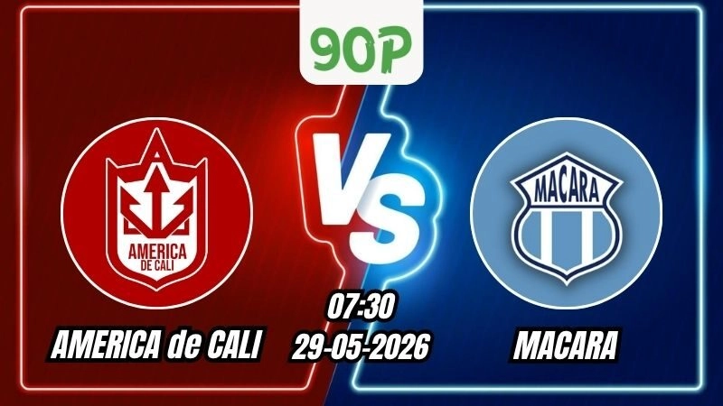 Soi Kèo America de Cali vs Macara 07h30 - 29/05/2026