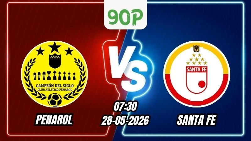 Nhận định Penarol vs Santa Fe 07h30 ngày 28/05/2026