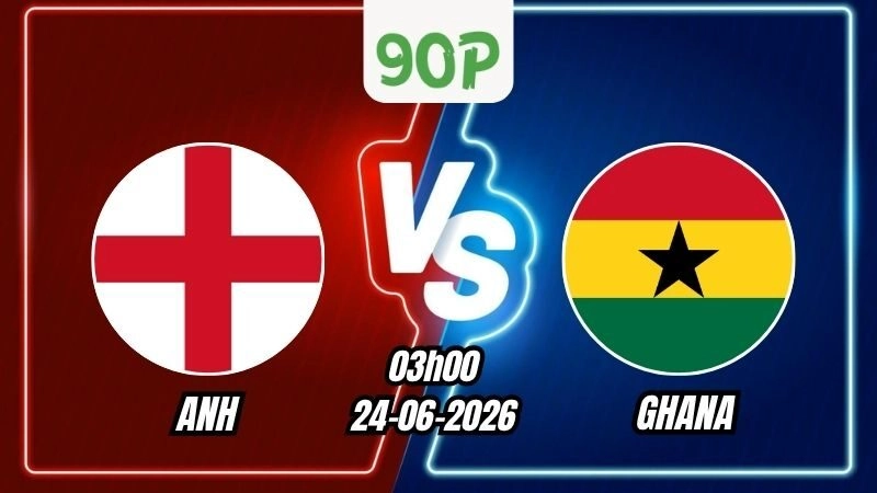 Nhận định Anh vs Ghana 03h00 ngày 24/06/2026
