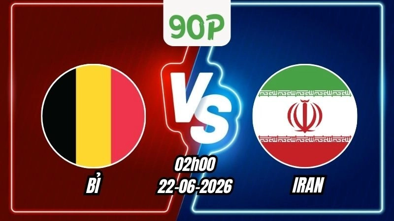 Nhận định Bỉ vs Iran 02h00 ngày 22/06/2026