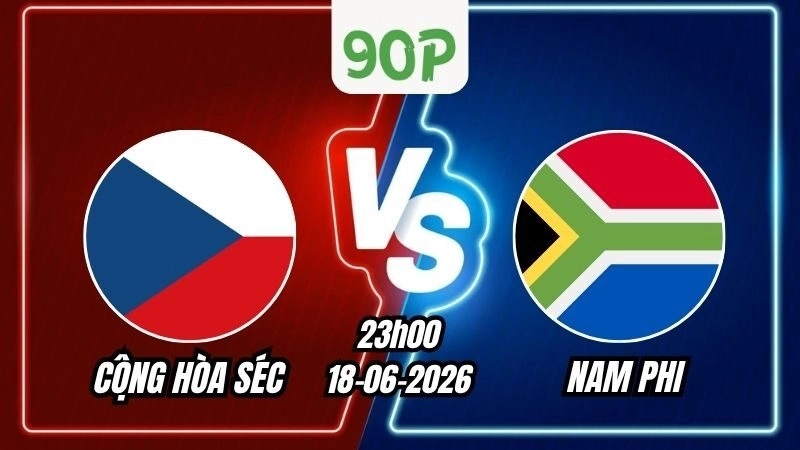 Nhận định Cộng hòa Séc vs Nam Phi 23h00 ngày 18/06/2026