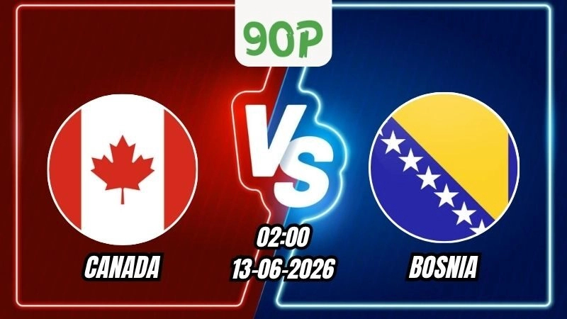 Soi Kèo Canada vs Bosnia 02h00 - 13/06/2026