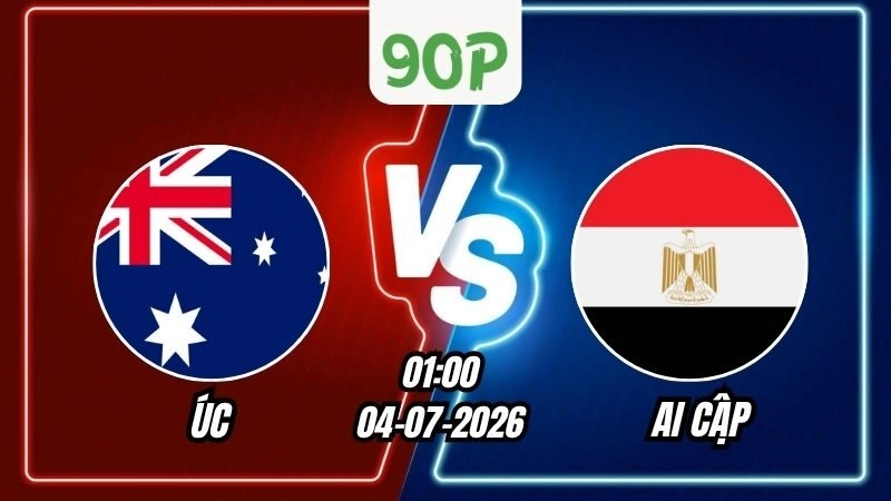 Soi Kèo Úc vs Ai Cập 01h00 - 04/07/2026