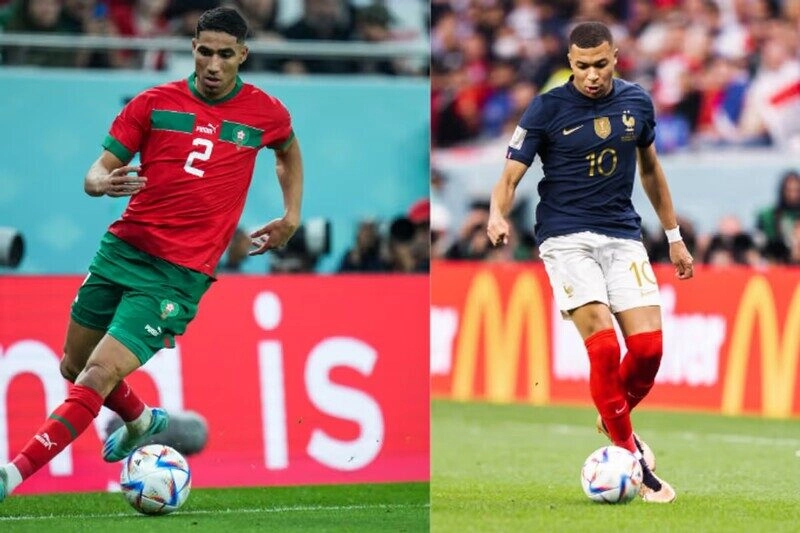 Pháp vs Morocco - Lịch sử tái lập