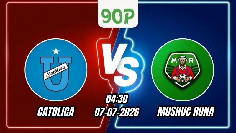 Nhận định Catolica vs Mushuc Runa 04h30 ngày 07/07/2026