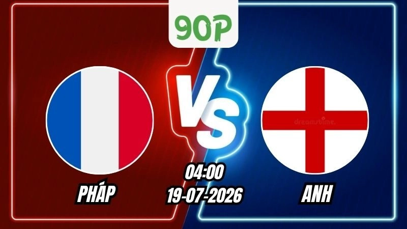 Soi Kèo Pháp vs Anh 04h00 - 19/07/2026