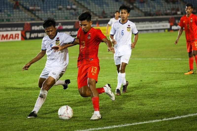 Myanmar vs Lào - Chủ nhà áp đặt thế trận