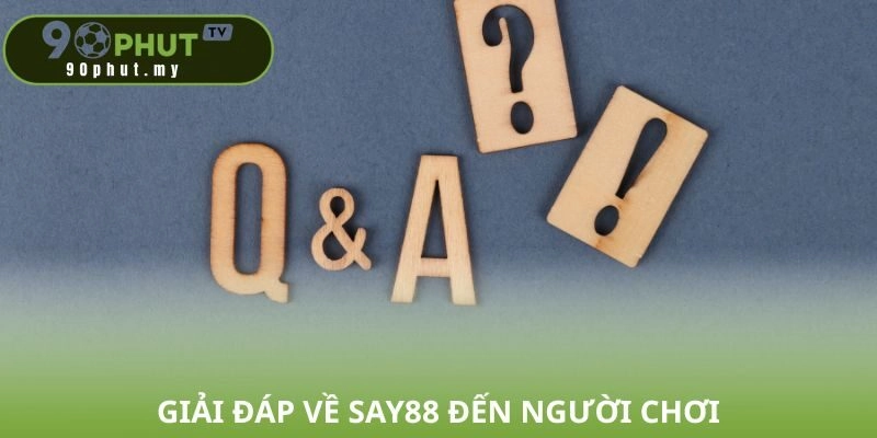 Giải đáp về Say88 đến người chơi