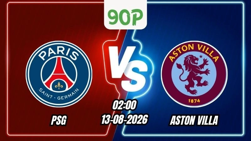 Nhận định PSG vs Aston Villa 02h00 ngày 13/08/2026
