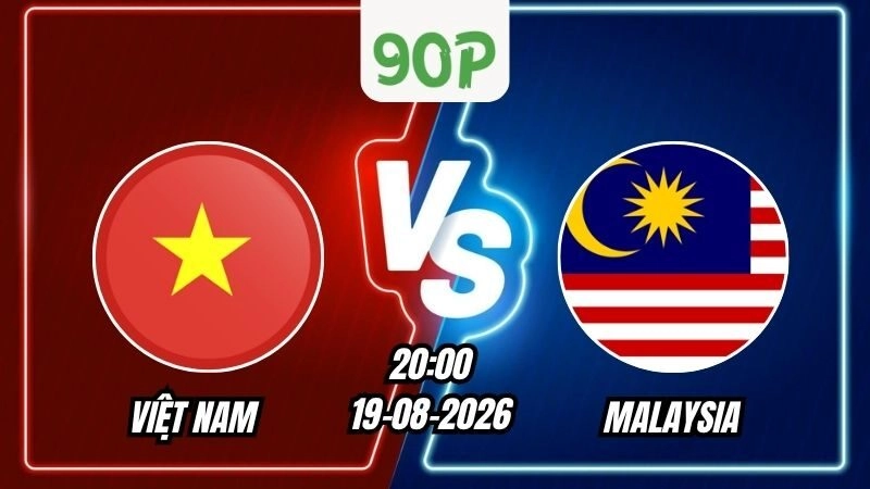 Soi Kèo Việt Nam vs Malaysia 20h00 - 19/08/2026